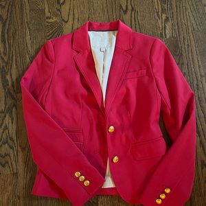 Banana Republic lined red blazer, 00 petite